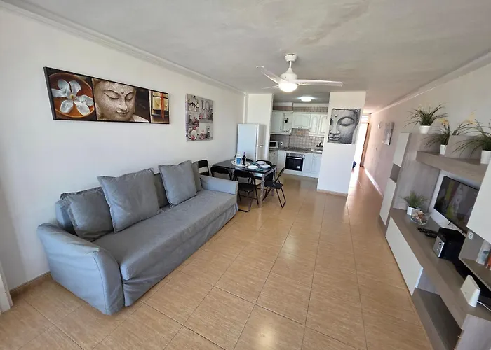 Appartement Jacaranda Close To The Beach, Sea-view, Pool, Wifi, Sat-tv Arona (Tenerife)